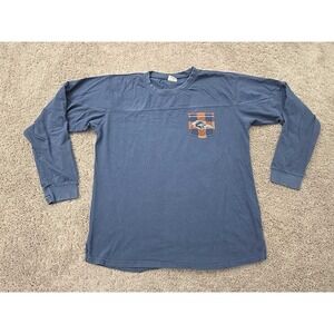 UTSA Roadrunners T Shirt Mens Large‎ Blue Long Sleeve NCAA Pressbox